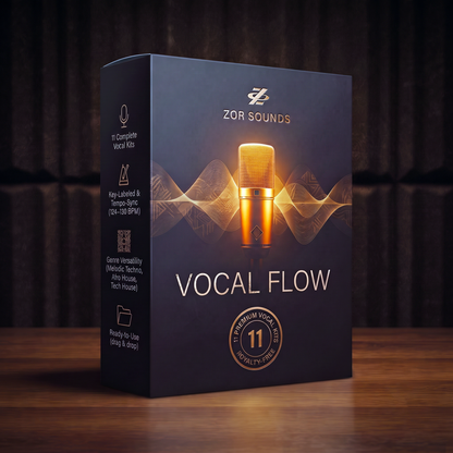 Vocal Flow – 11 Vocal Kits for Melodic Techno, Afro House & Tech House